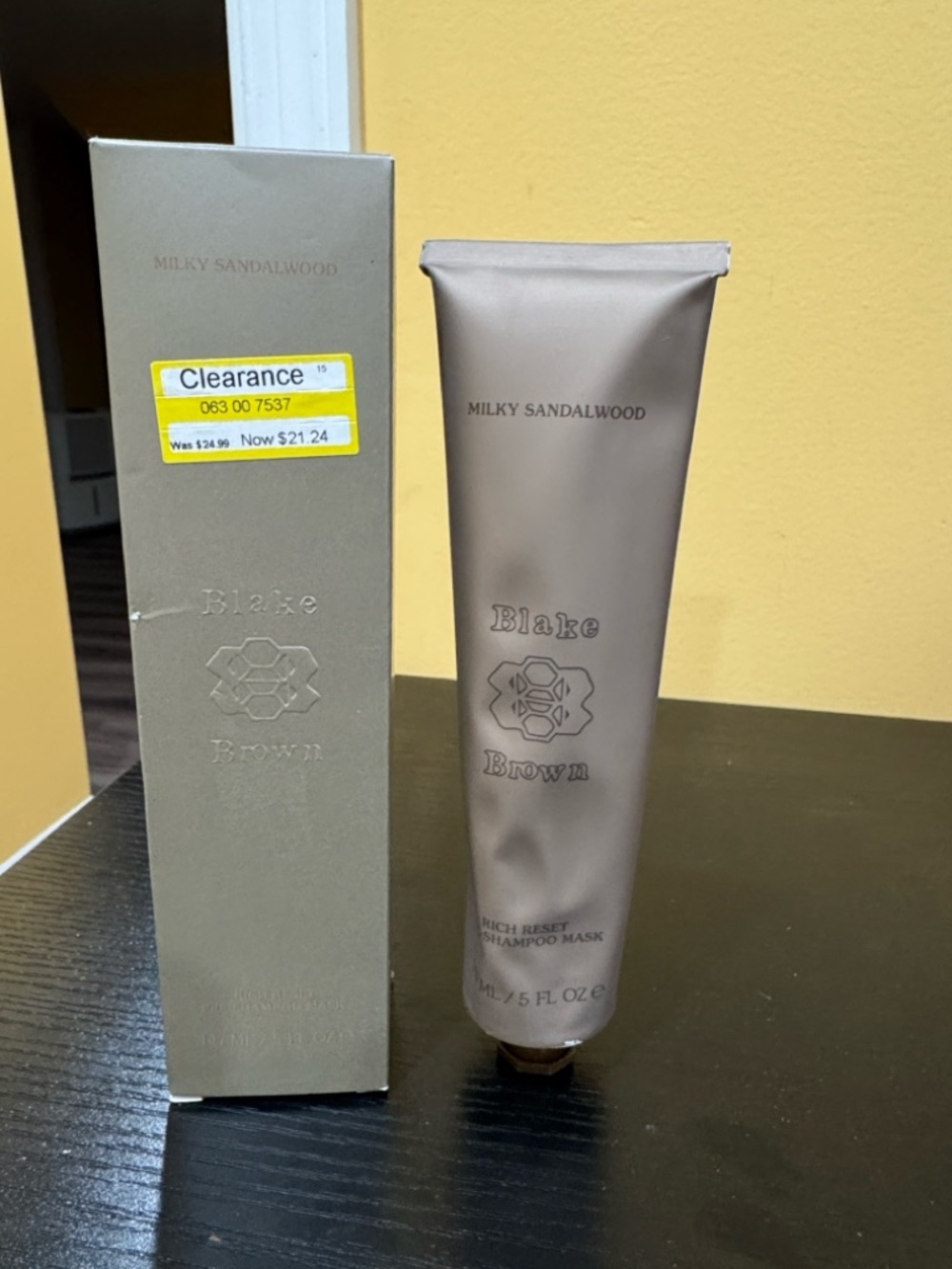 Blake Brown Milky Sandalwood Rich Reset Shampoo Mask -